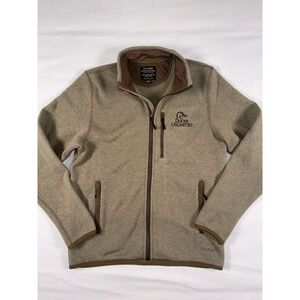 Filson Ducks Unlimited Full Zip Men's Fleece Jacket Olive  Fleece Medium M